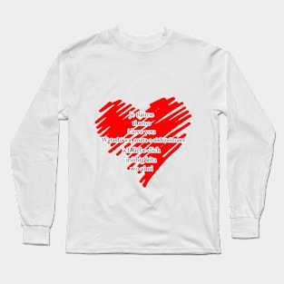 Love in any language Long Sleeve T-Shirt